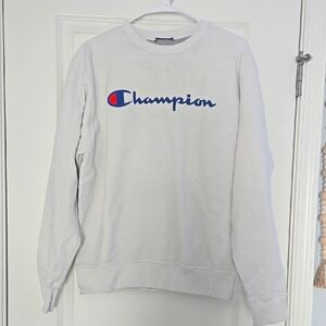 Champion White Sweater Medium